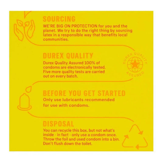 Durex Coloured & Flavoured Condoms 12's (Imported)