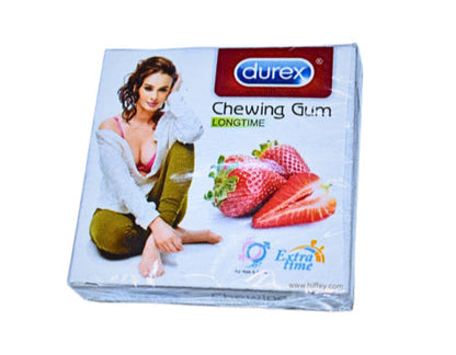 Durex Mix Flavored Timing Bubble Gum- 12 GUM'S