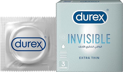 03 Durex Invisible Condoms- 01 Pack