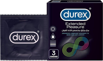 03 Durex Extended Pleasure Condoms- 01 Pack