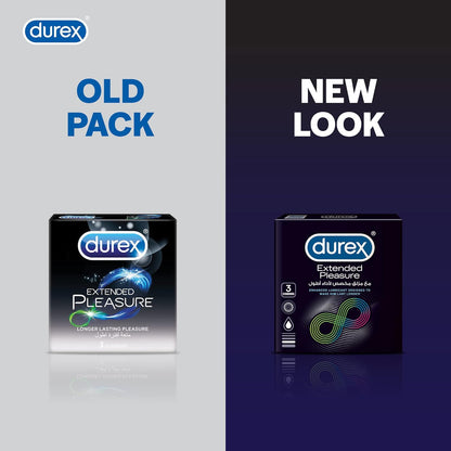 03 Durex Extended Pleasure Condoms- 01 Pack