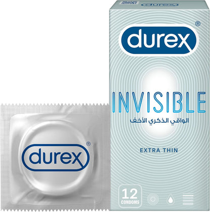 Invisible Extra Thin Condoms 12s- 03 Packs