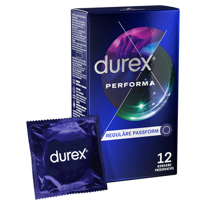 12 Durex Performa Regular Fit Condoms- 01 Pack