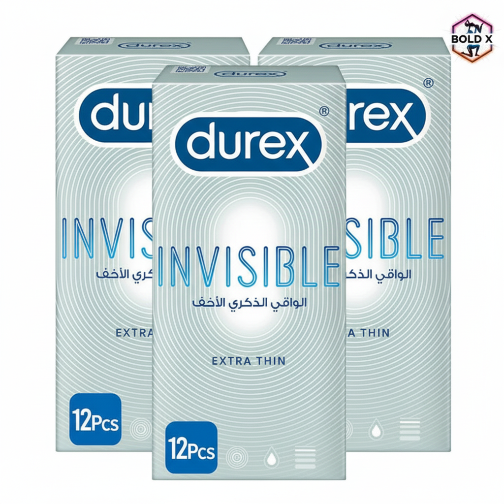 Invisible Extra Thin Condoms 12s- 03 Packs