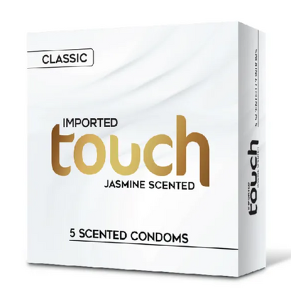 Touch Classic Condoms - Jasmin Scented - Pack of 5