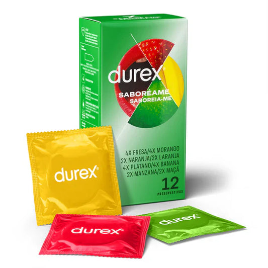 12 Durex Saboreame Condoms- 01 Pack