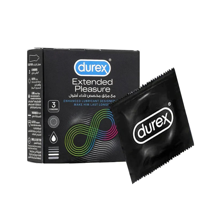 03 Durex Extended Pleasure Condoms- 01 Pack