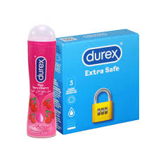 Durex Play Very Cherry Lubricant Gel With 03 Extra Safe Condoms Free